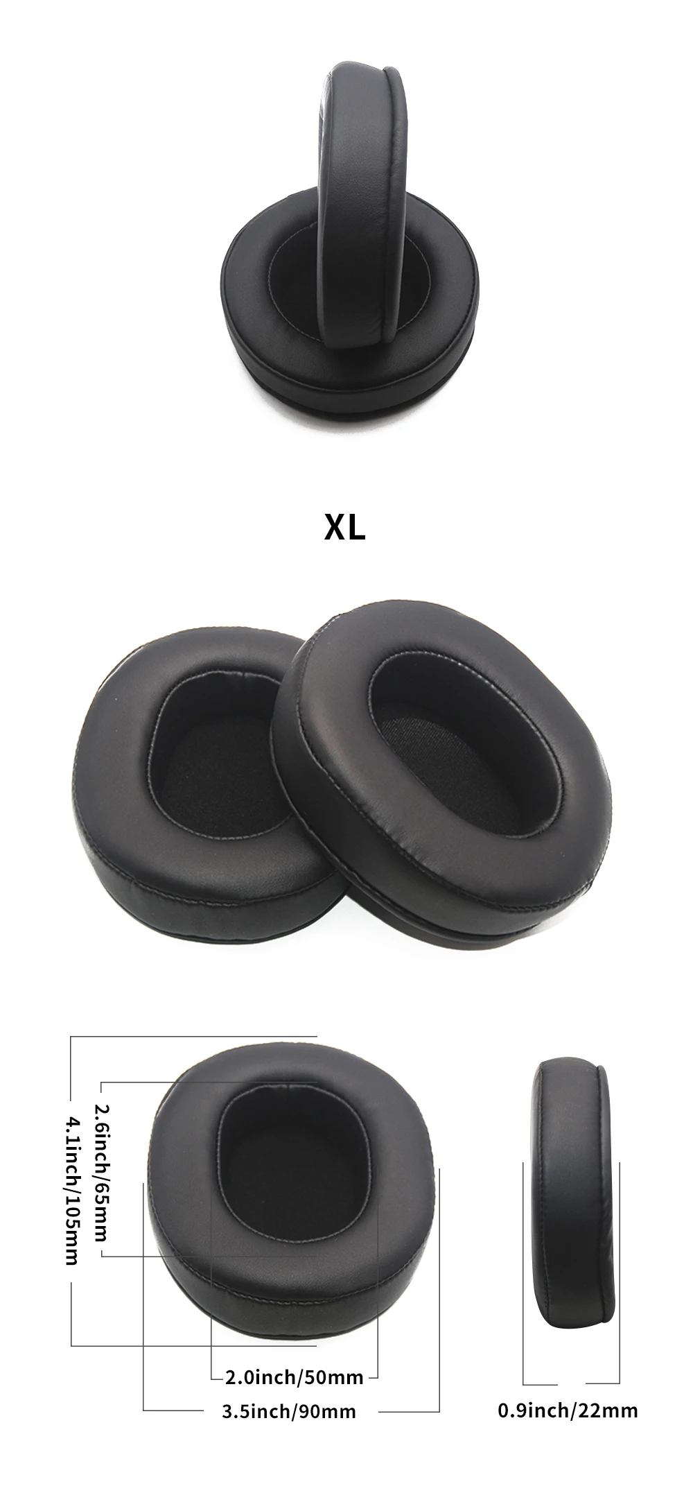 Replacement Earpads Cushions For Xiberia V2 V3 V10 V12 K0 K3 K5 K10 T19 XL Headphone Soft PU Leather Ear Pads Repair Parts Cover