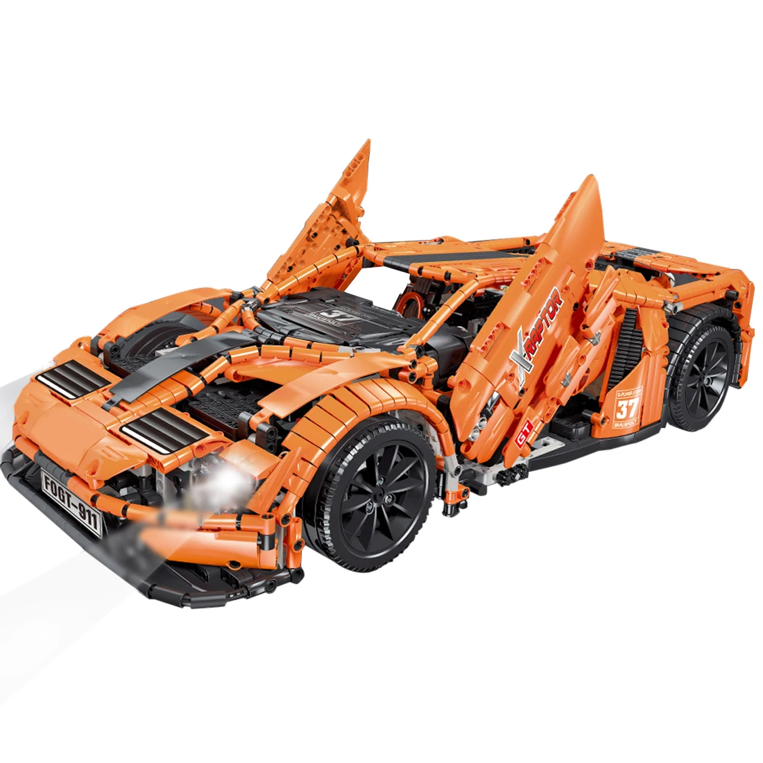 

3038Pcs Static Version Moc Sports Car Vehicle DIY Construction Model Kit(Electric parts need to be purchased by yourself )