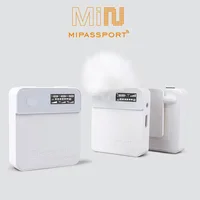 Relacart-micrófono digital inalámbrico MIPASSPORT Mi2 lavalier, sistema de micrófono de doble canal para teléfonos, cámaras SLR, videocámaras y tabletas