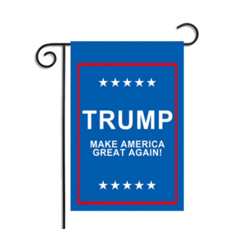 Трамп садовый ярд декоративный флаг держать Америку большой открытый висящий флаг Трамп США украшение в виде флага