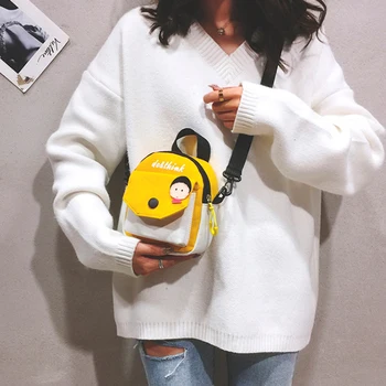 

Canvas bag female crossbody small bag simple temperament travel small bag