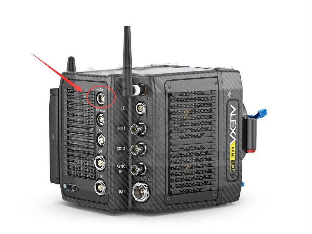 Alexa Mini LF аудио линия, 0B 6Pin разъем аудио порт кабель(12 В двойной трек линия в) для камеры ARRI Alexa