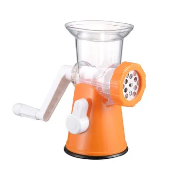 

Powerful Meat Grinder Multifunctional Manual Food Cutter Processor Blender Stainless Steel Blade Household