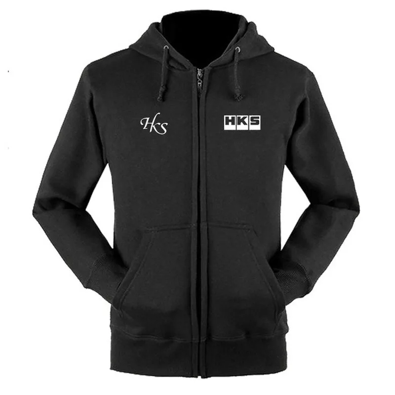 Новинка толстовки на молнии с логотипом HKS пальто оригинальная толстовка