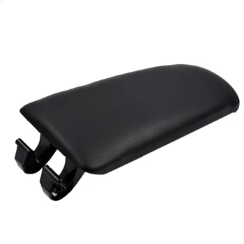 

Car Leather Console Cover Armrest Center Cover for A4 B6 B7 2001-2003 (Black)