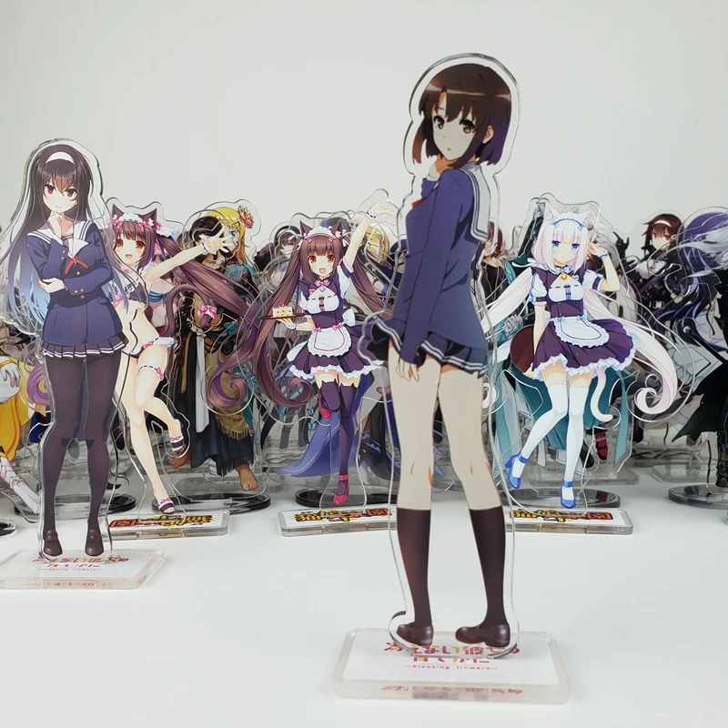Аниме Saenai хироин no Sodatekata Katou Megumi Eriri Kasumigaoka Utaha фигурка на акриловой подставке