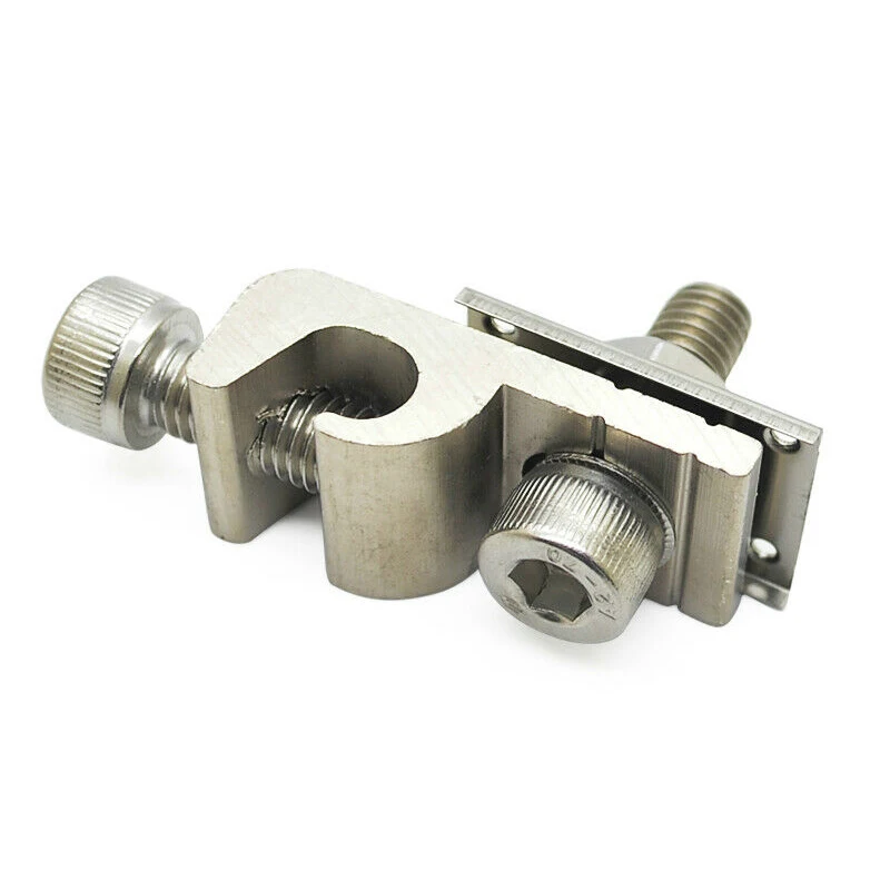 

10pcs Solar Grounding Clip Grounding Lug 304 Stainless Steel Corrosion Resistant Solar Grounding Clamps Practical Tools