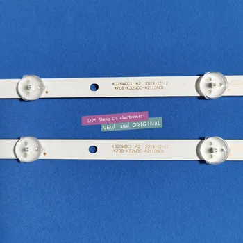 

2 pcs New 6LED 583mm 6V LED backlight strip for TX-32ER250ZZ 4708-K32WDC-A2113N01 A1113N01 K320WDC2B K320WDC1 A2 K320WDC1176021