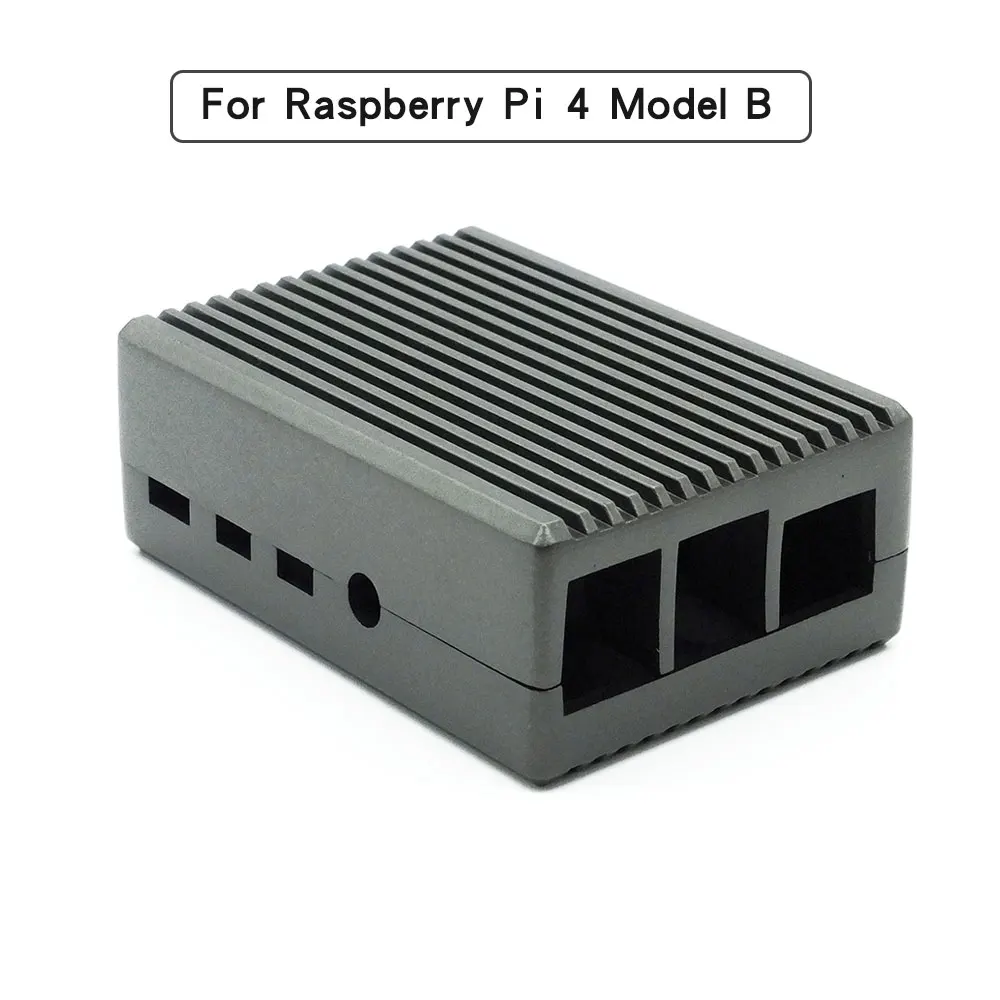 Raspberry Pi CNC Aluminum Alloy Dual-Fan Case with Heat Sinks - 5 Color Armor Shell