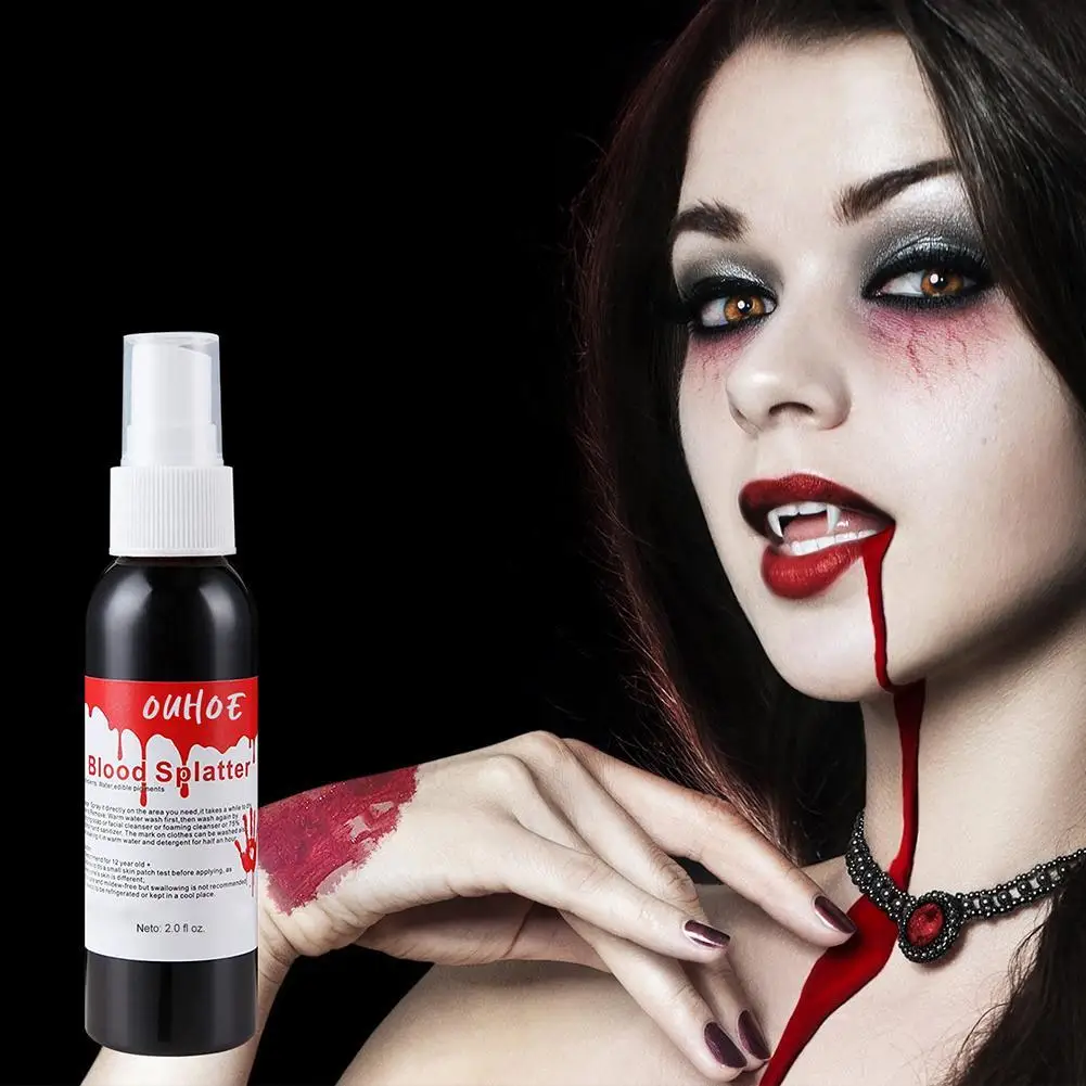 30ml Ultrarealistic Fake Blood For Bloody Nose Eyes Ears Party Vampire