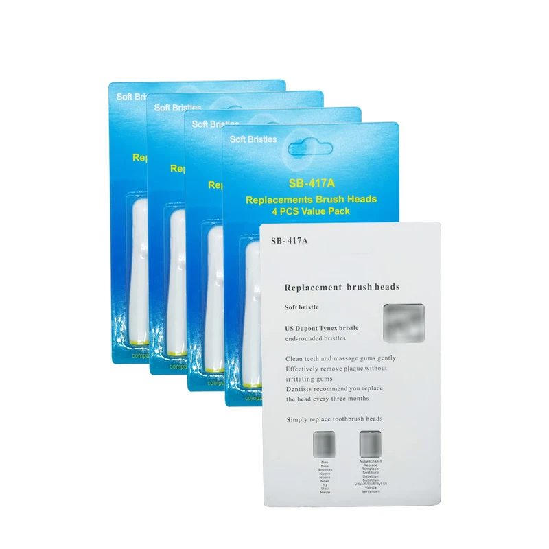

20PCS SB-417A Generic Replacement Brush Heads Fits for 3D Excel/White Clean (All models) Oral Electric Sonic Brush