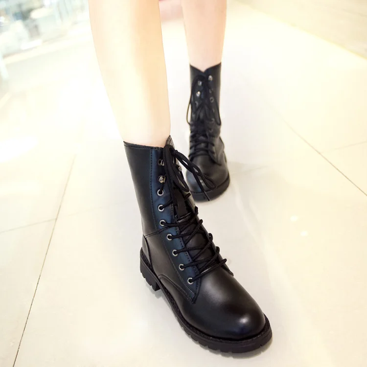 Новое поступление; военные ботинки; женские мотоциклетные ботинки в готическом стиле; ботинки в стиле панк; женская обувь;