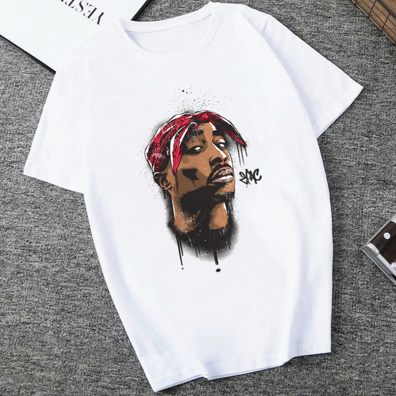 American Rapper Lady T-shirts Tupac-2Pac Print T Women Men O Neck Casual Tees Tops Short-sleeve Summer Female Clothes - AliExpress