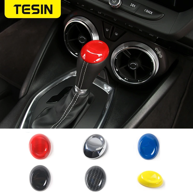 

Car Styling ABS Gears Panel Trim Shift Lever Decoration Cover Cap for Chevrolet Camaro 2017+ High Quality Interior Accessories
