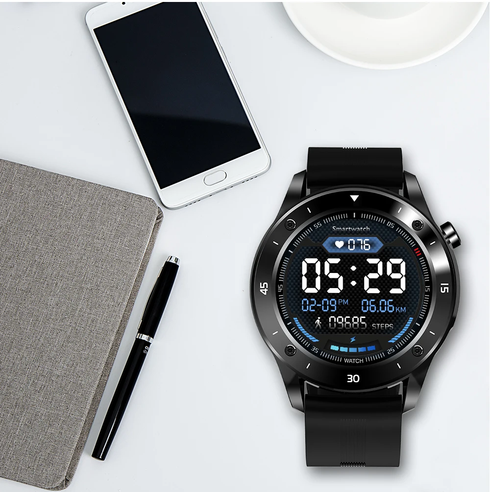 Czjw bluetooth relógios inteligentes homem android fitness