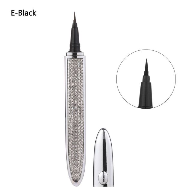 2 In 1 Magic Lash Liner Glue Pen Non Magnetic No Glue Liquid Eyeliner Waterproof Long Lasting Fast Dry Eye Makeup