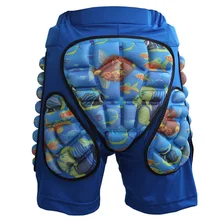 Дышащие защитные шорты с эластичной резинкой на талии зимние унисекс выдерживает Падение Коврик для детей, катания на коньках Хип Pad Лыжный Спорт сноуборд