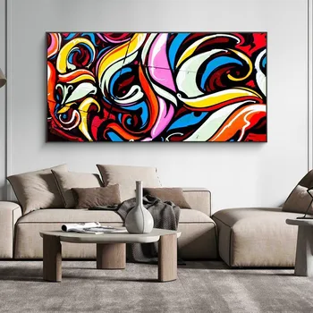 

Colorful Skull Graffiti Wall Art Canvas Paintings Abstract Street Art Canvas Posters And Prints Modern Decorative Wall Pictures