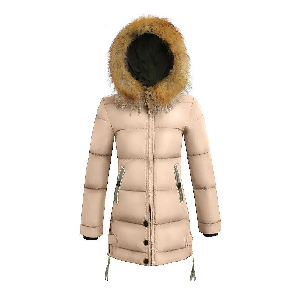 Зимнее пальто chaqueta mujer doudoune femme hiver, тонкая длинная парка с капюшоном, верхняя одежда, теплая зимняя женская куртка, пальто N1
