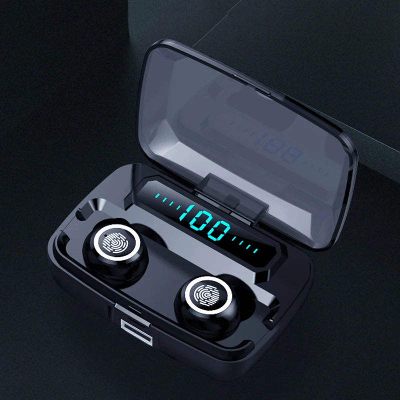 Новейшие M11 беспроводные наушники TWS Bluetooth5.0 HiFi IPX7 водонепроницаемые с сенсорным