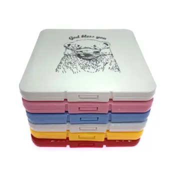 

Disposable Mask Storage Box Portable Dustproof Disposable Face Mask Organizer Box Masks Storage Case For Holding 3 Masks