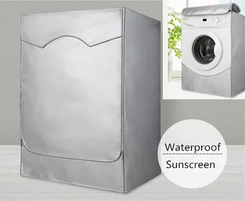 

Fully Automatic Roller Washer Sunscreen Waterproof Cover Dryer Polyester Silver Dustproof Washing Machine Dust-proof