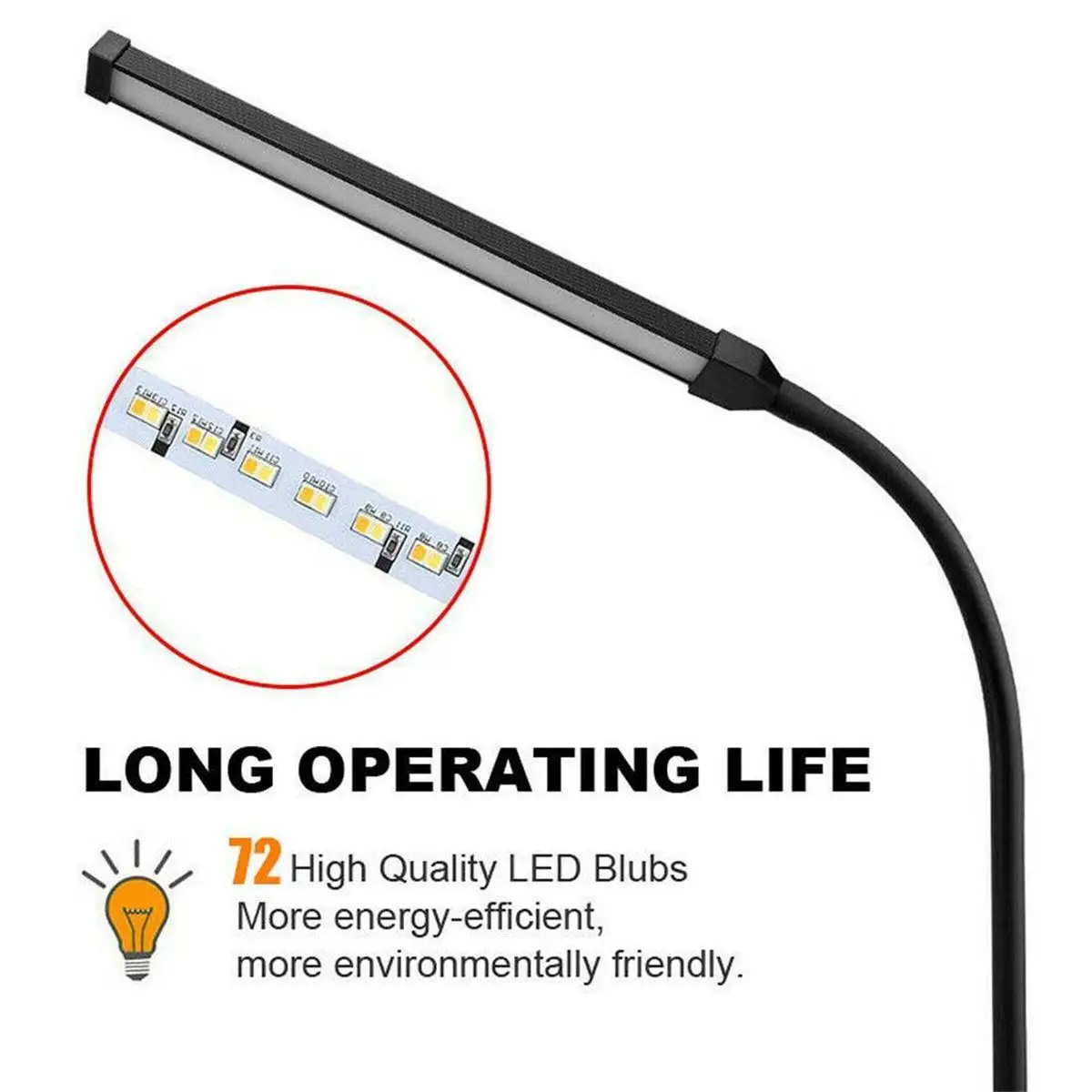 Hot Sale floor lamp Indoor Adjustable Height Floor Lamps For LED Light Clamp Dimmable Reading Desktop Lamp Tripod Study Room