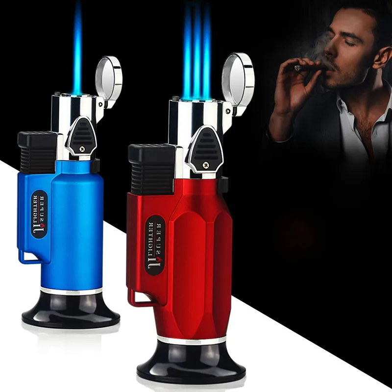 Spray Gun BBQ Gas Lighter Butane Turbo Metal Lighters Smoking Accessories Cigarettes Cooking Kitchen | Дом и сад