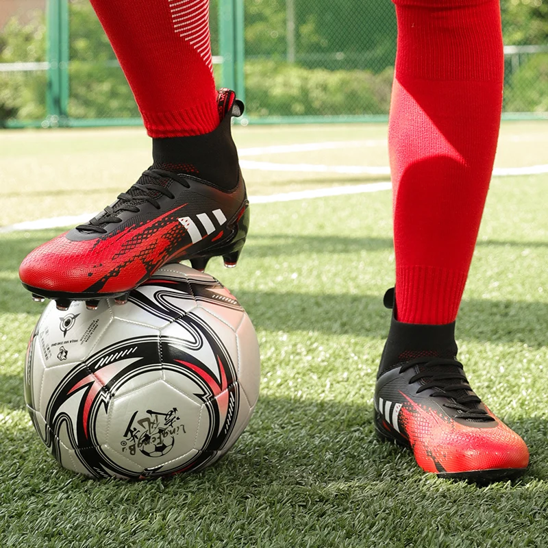 Мужские футбольные бутсы уличные спортивные тренировочные FG/TF Botas De Futbol Multitaco