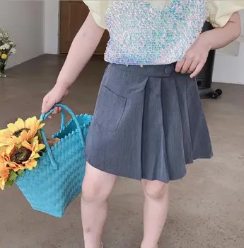 

2020 New Arrival Baby Girls Draped Skirt Summer Kids Girls Skirts 2-7T