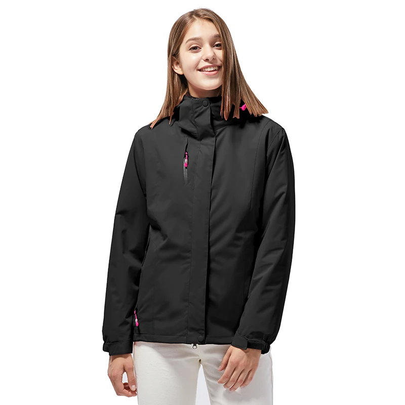Водонепроницаемая куртка для спорта на открытом воздухе, лыжный костюм, флисовая куртка для походов, мужская и женская зимняя куртка три в одном, теплое пальто для альпинизма