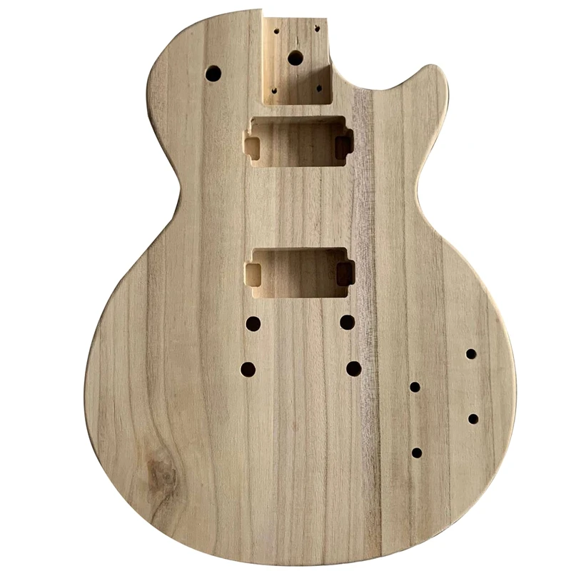 Горячий Незаконченный корпус гитары ручной работы Candlenut деревянный