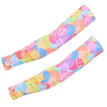 Дети для рук с защитой от ультрафиолета рукав пыленепроницаемый солнцезащитный козырек ледяной шелк защита локтя Обложка Дети Открытый Спортивная одежда 1 пара