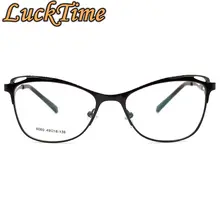 LuckTime модные женские очки из сплава, оправа кошачьи глаза, женские очки для близорукости, оправа для очков Lucky Time по рецепту, оптическая оправа#6060