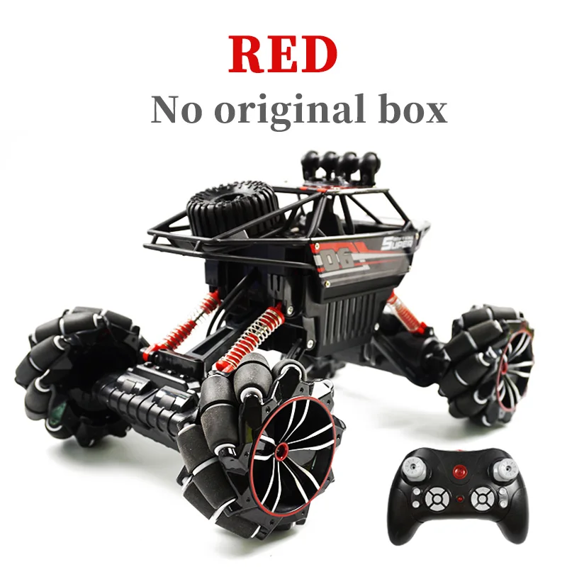1:12 2,4G RC автомобиль с колесом Mecanum высокая скорость 4WD Дрифт Альпинизм дистанционное управление трюк автомобиль деформации внедорожный автомобиль игрушка - Цвет: Red
