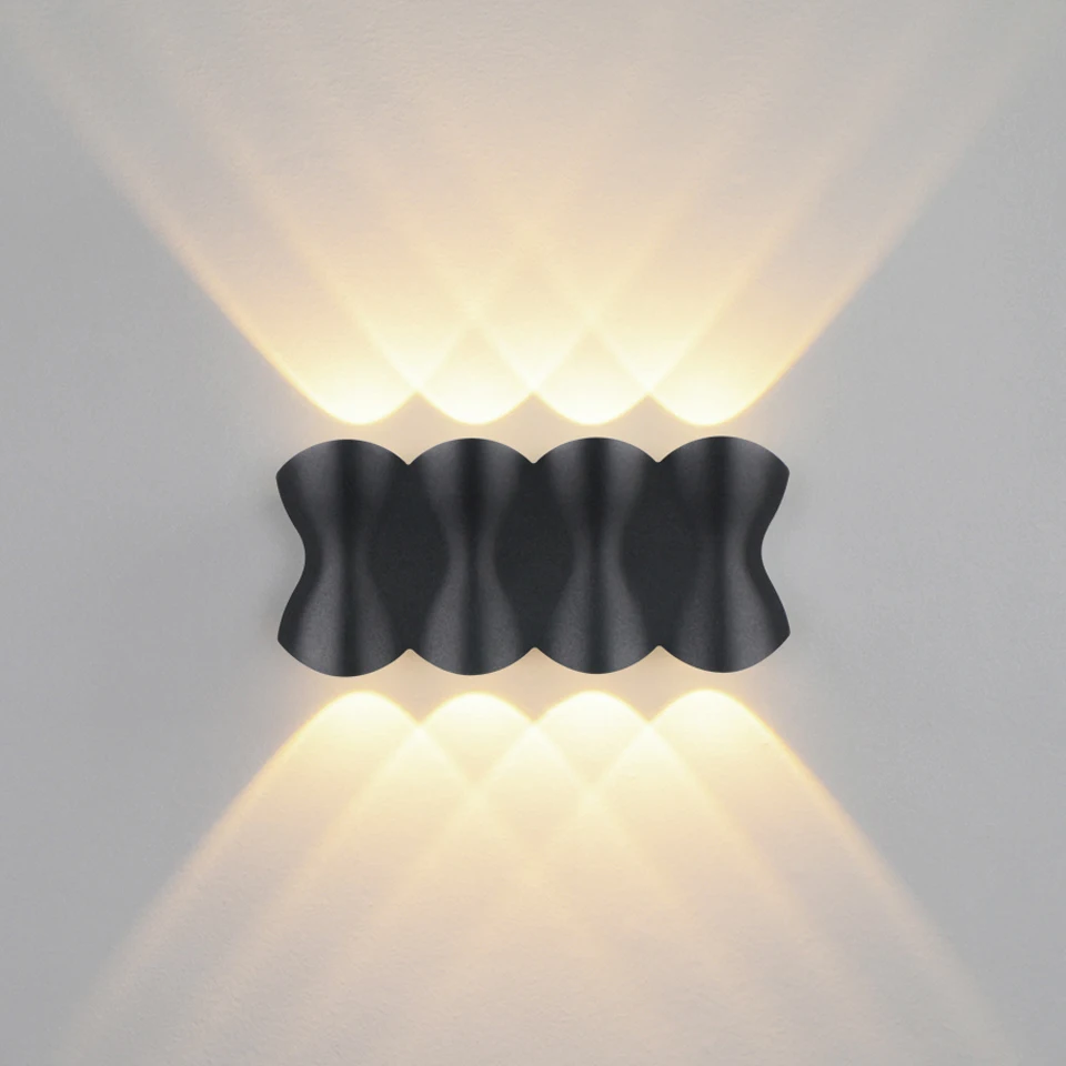 Nordic LED wall lamps Aluminum Waterproof indoor/outdoor lights for Home/Porch/Garden /Bathroom light led luminaire 4W/6W/8 | Лампы и