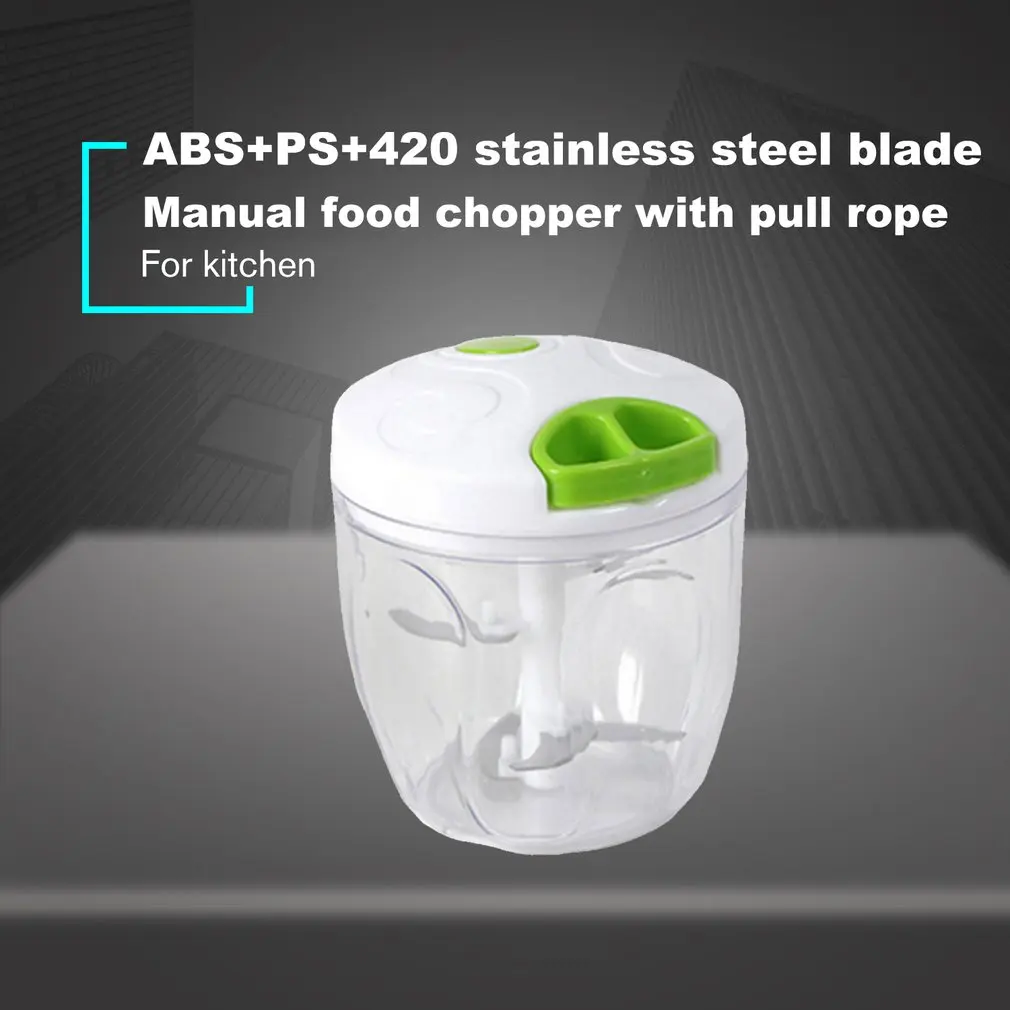 Manual Meat Grinder Chopper Garlic Cutter Safety and Non-toxicity Food Slicer Durable Portable Kitchen Gadgets Accessories