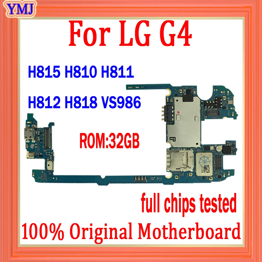 Материнская плата LG G4 H815 H810 H811 H812 H818 VS986 оригинальная разблокирована для с