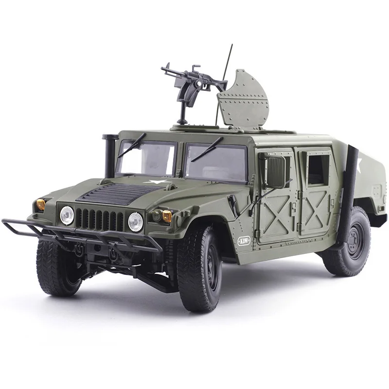 Литье под давлением для автомобиля Hummer 1:18 бронированный автомобиль литой под давлением модель с 5 открывающимися дверями хобби игрушка для