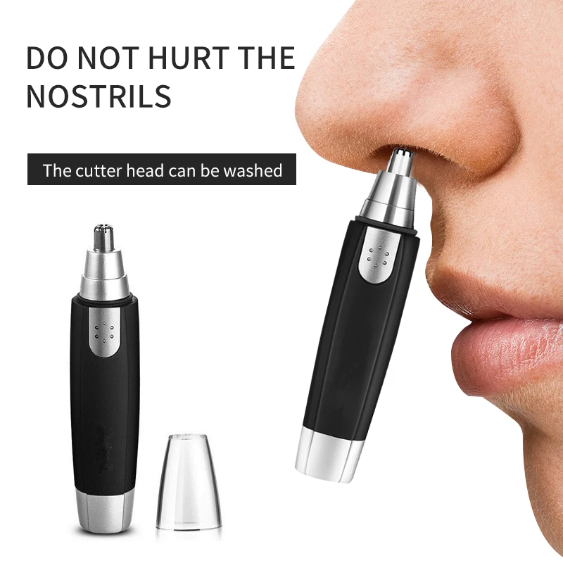 

Nose Hair Trimmer Electric Nose Hair Man Shaving Nose Hair Clip Black Ear Nose Hair Clipper Ear Nose Neck Eyebrow Trimmer