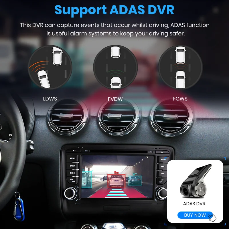 Best Junsun 4G+64G 2 DIN Car DVD Automotivo GPS For Audi TT MK2 8J 2006 2007 2008 2009 2010 2011 2012 Car Multimedia Player Radio 3
