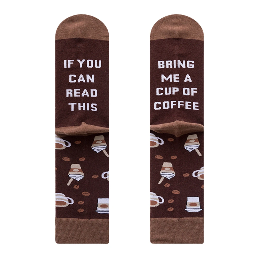Brandneue, hochwertige Socken „If You Can Read This Bring Me Foods“, warme Winter-Happy-Halloween-Weihnachtsgeschenksocken, weiches Direktversand – Detail 16