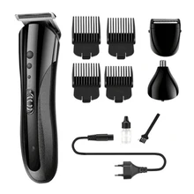 Многофункциональная перезаряжаемая электрическая бритва для удаления волос с ушками для бороды, Беспроводная Машинка для стрижки волос, триммер для бритья, набор бритв