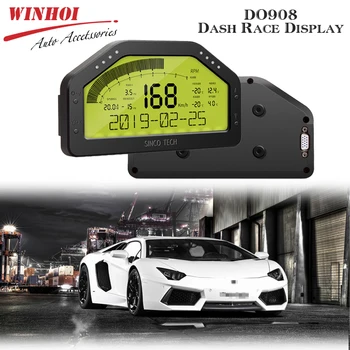 

Car Racing Dash Display DO908 9000RPM Waterproof Dashboard Sensor Kit LCD Digital Race Dash Board Universal for all 12V Vehicle