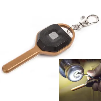 

Wasafire 2 Modes Mini COB Flashlight Portable LED Key Chain Torch Lamp Keyring Pocket Lanterna Emergency Light for Camping