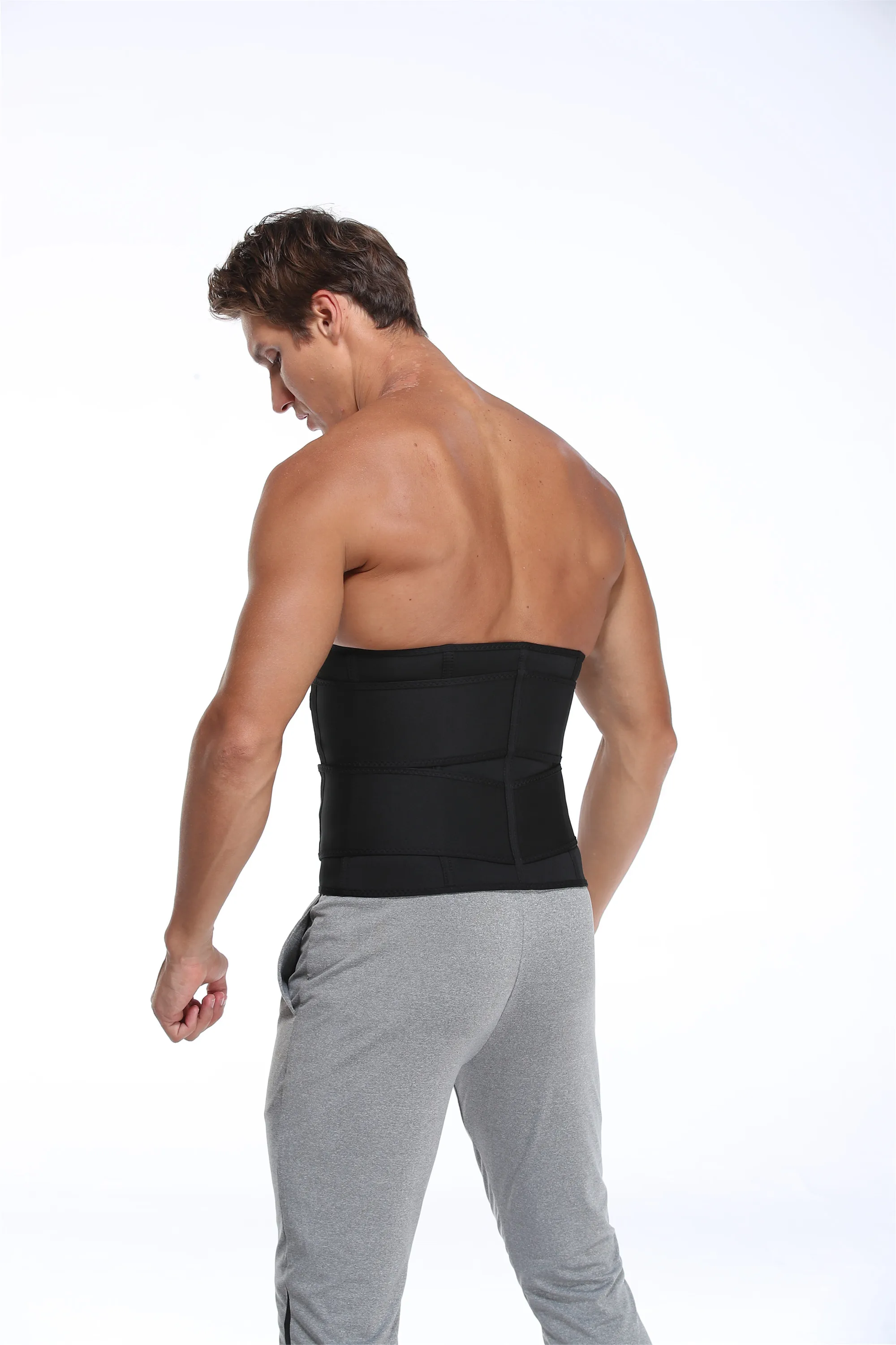 Women&Men Waist Trainer Belt Tummy Control Workout Waist Sauna Sweat Girdle Sport Waist Trimmer Slim Belly Band Slim Fat Burn