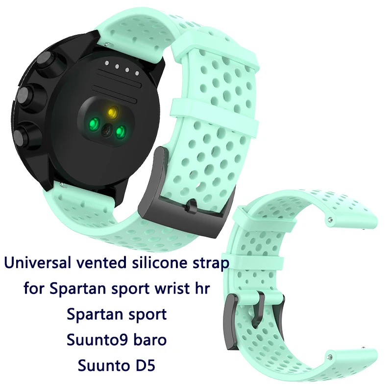Силиконовый ремешок для Suunto Spartan 9 baro D5 спортивные наручные hr браслеты сменный Браслет мягкий дышащий