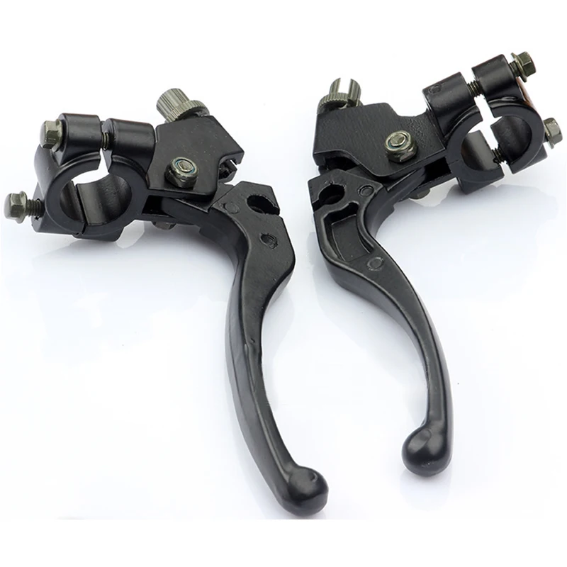 1 Пара мотоциклетный рычаг для тормоза, сцепления кабель передний тормоз прочный Алюминий сплав мотоцикла сцепные рычаги черный