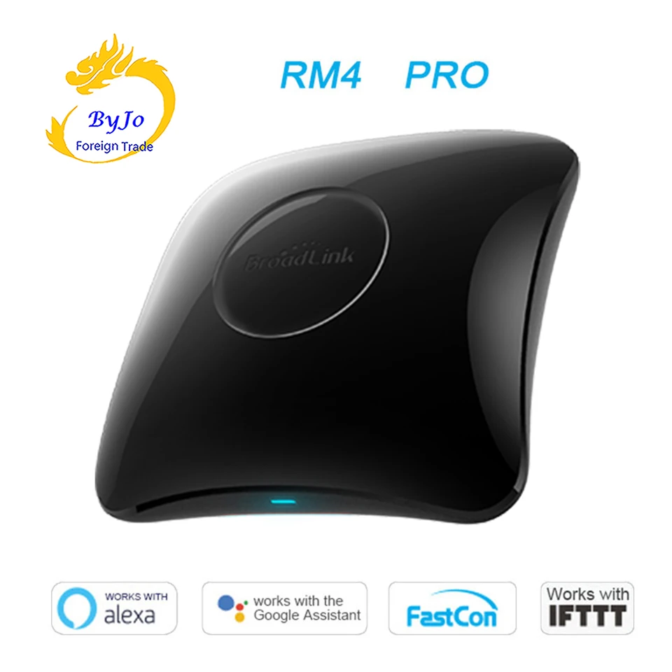 

Broadlink RM4 Pro Smart Home Automation WiFi IR RF Universal Intelligent Remote Controller Work With Alexa Google Home