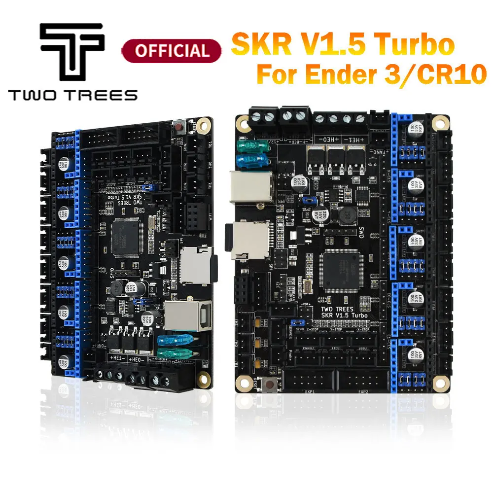 Плата турбоуправления Two Trees SKR V1.5 TFT35 E3 V3.1 сенсорный экран + TMC2209 UART TMC2208 обновление
